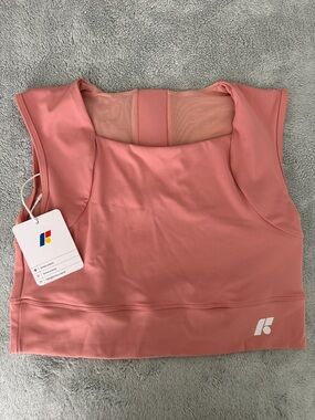 FORME Rose Pink Scoop-Back Sports/Posture Bra